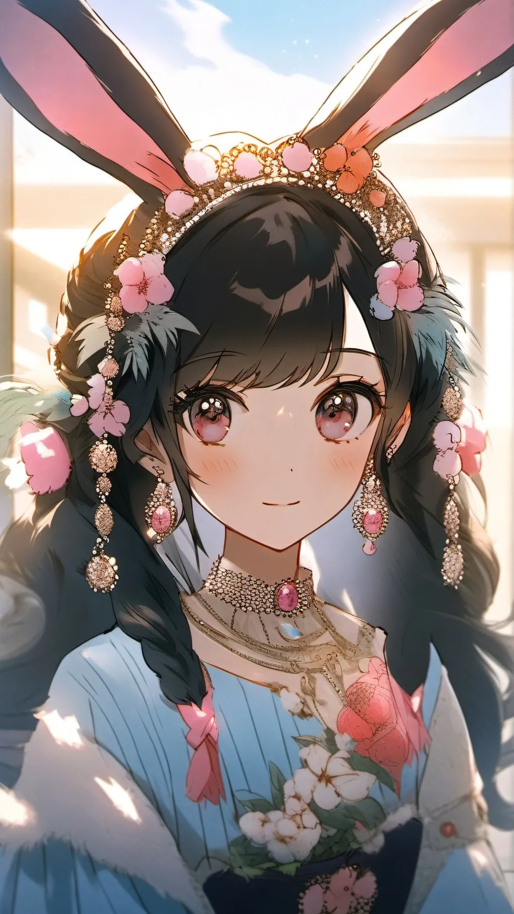 ai character: sky background