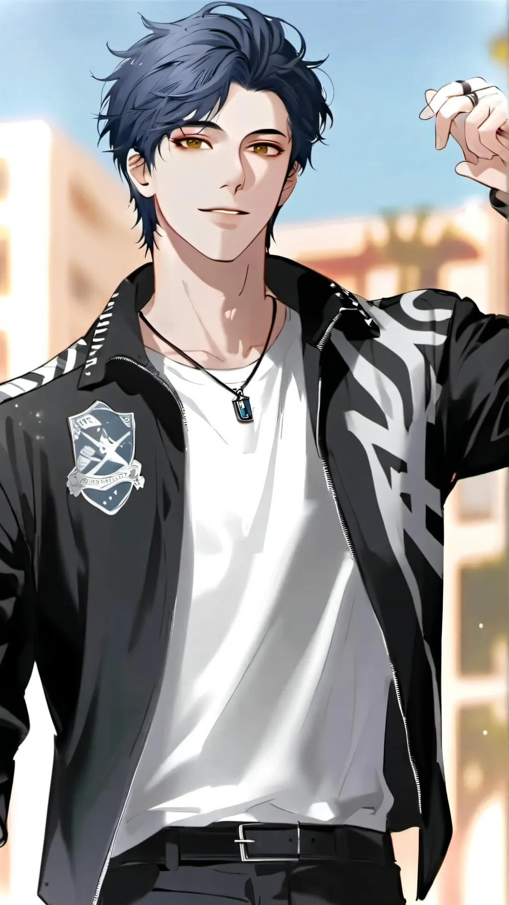ai character: Alejandro  background