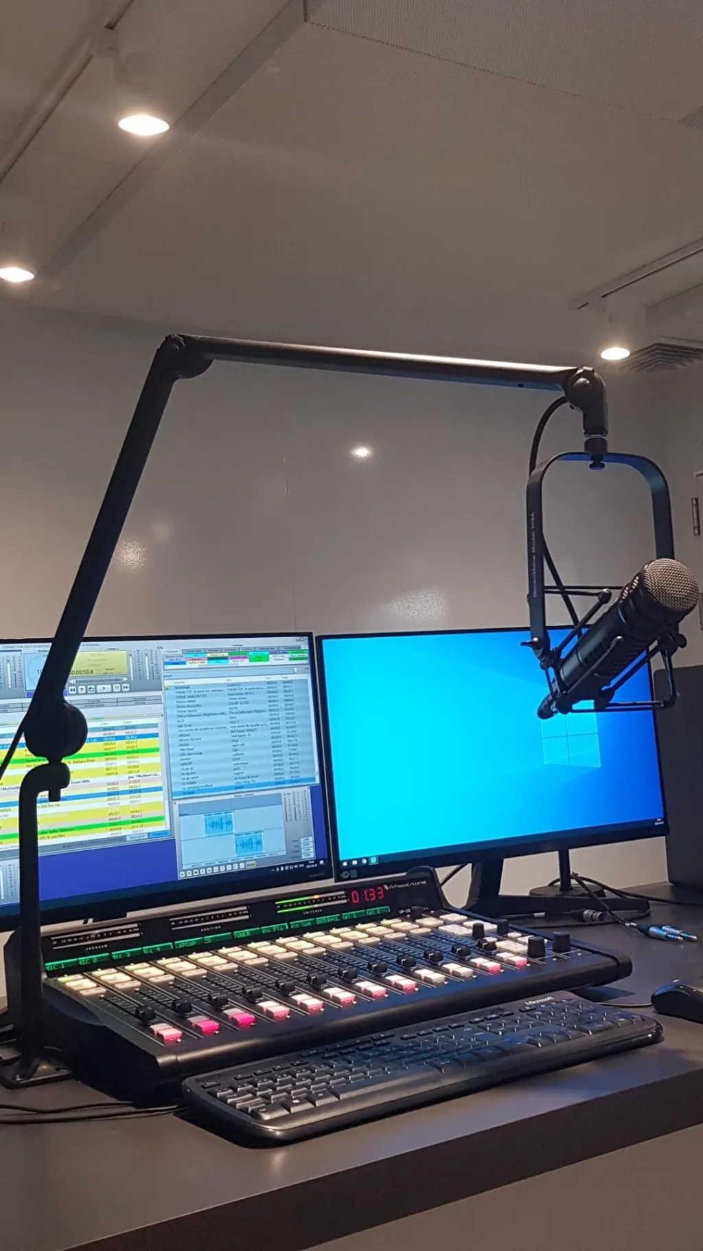 ai character: Radio Station background