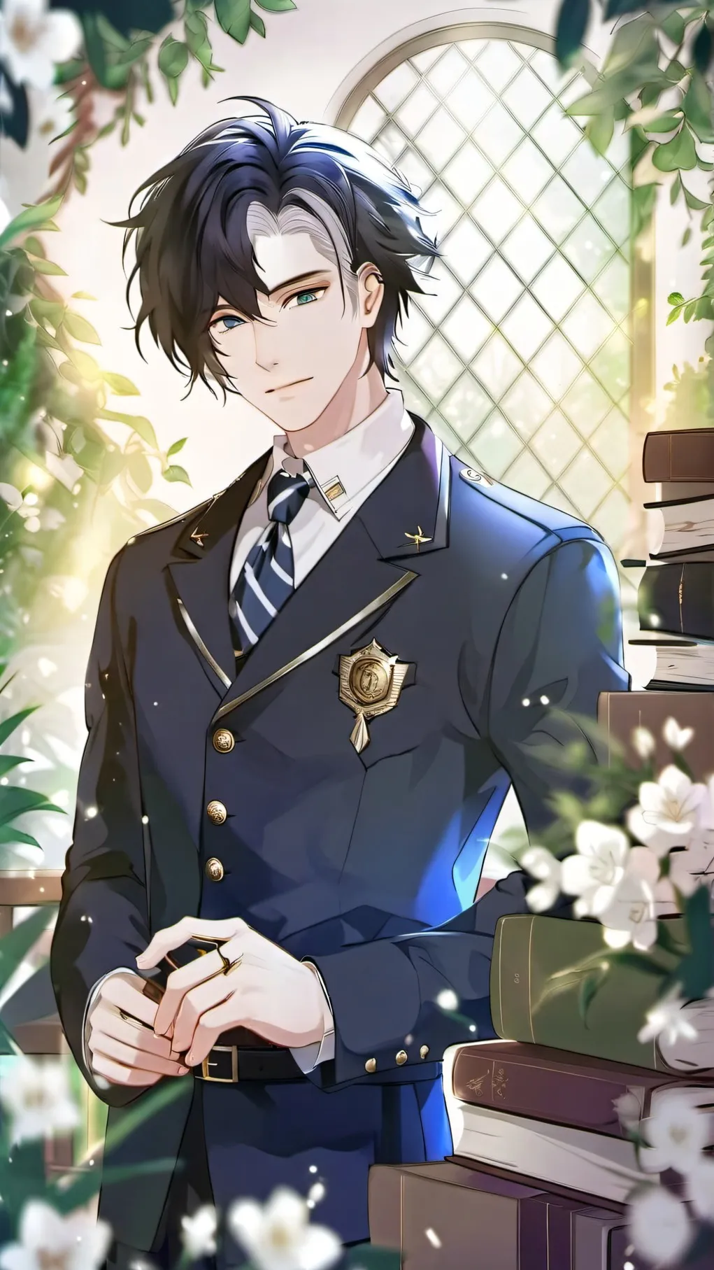 ai character: Blaze Phantom background