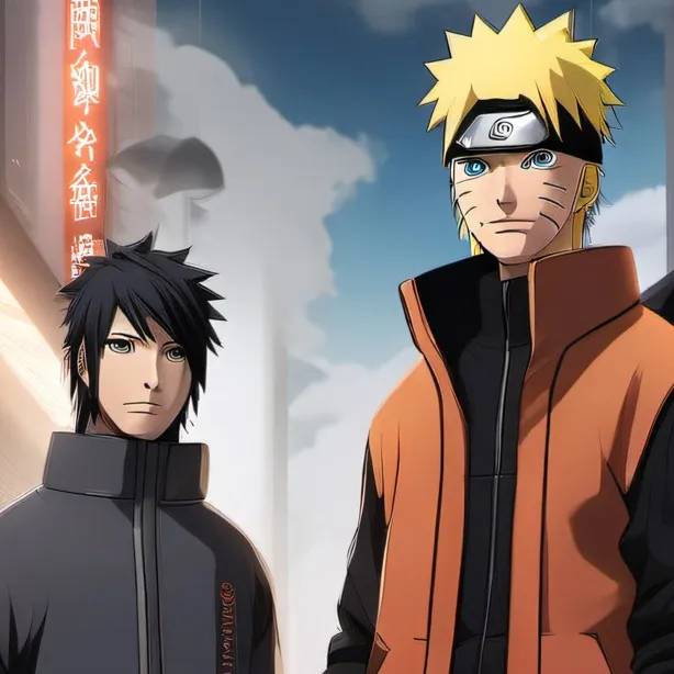 chat with ai character: naruto and susuke