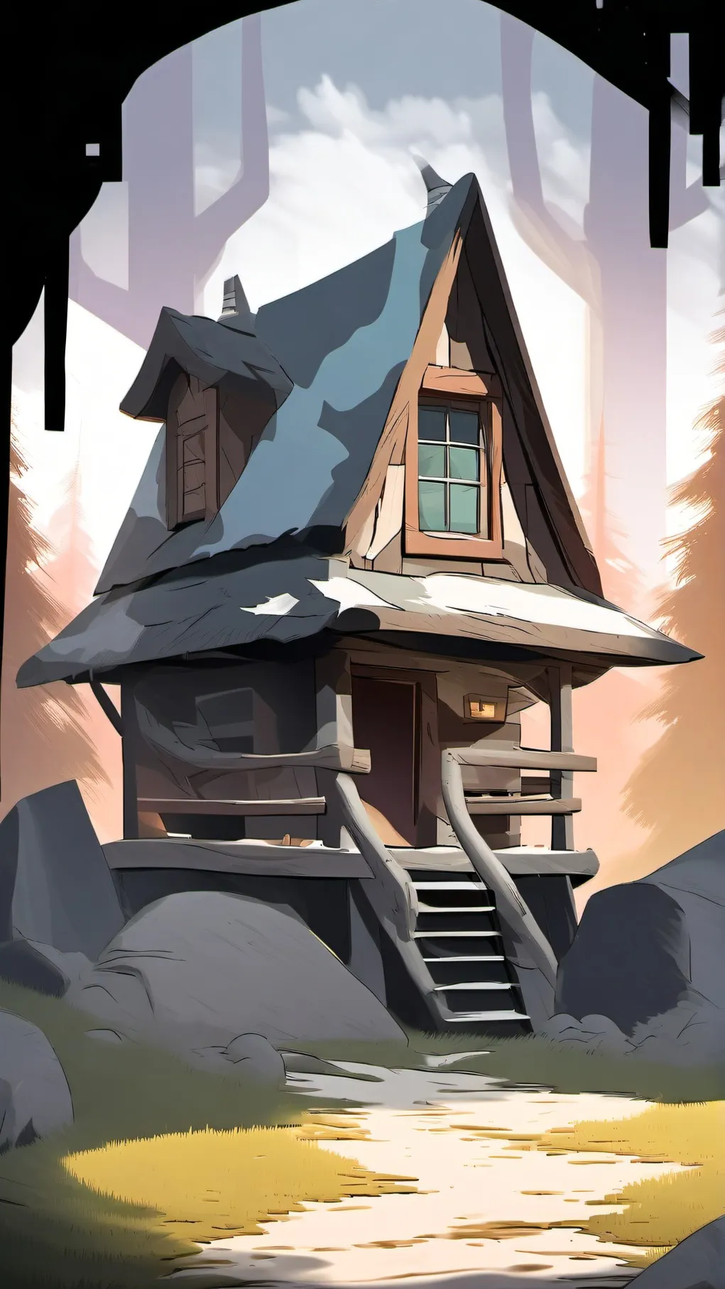 ai character: Gravity Falls background