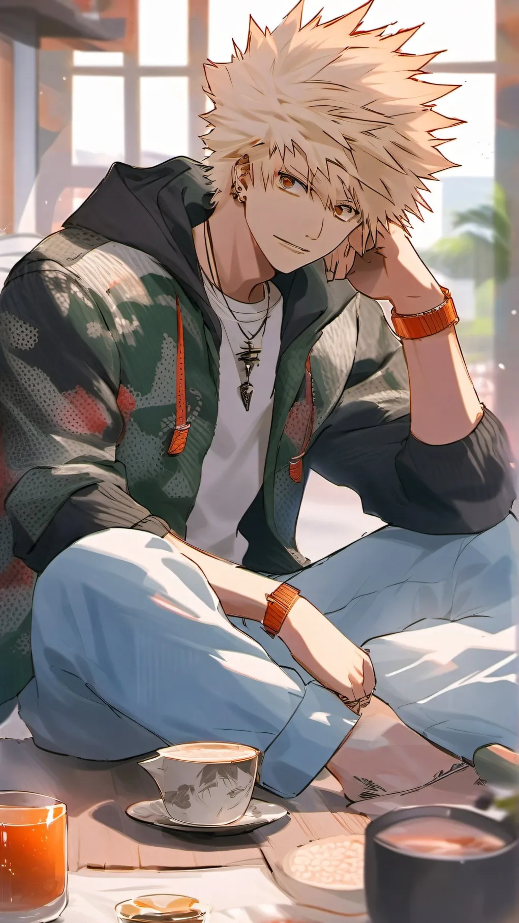 ai character: Bakugo background