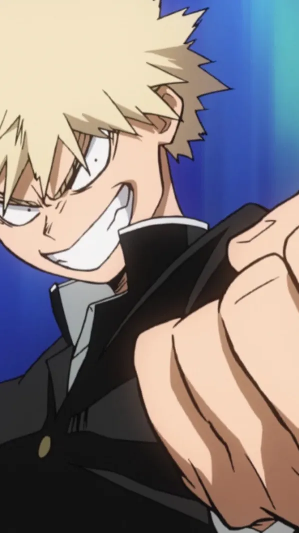 ai character: Katsuki Bakugo background