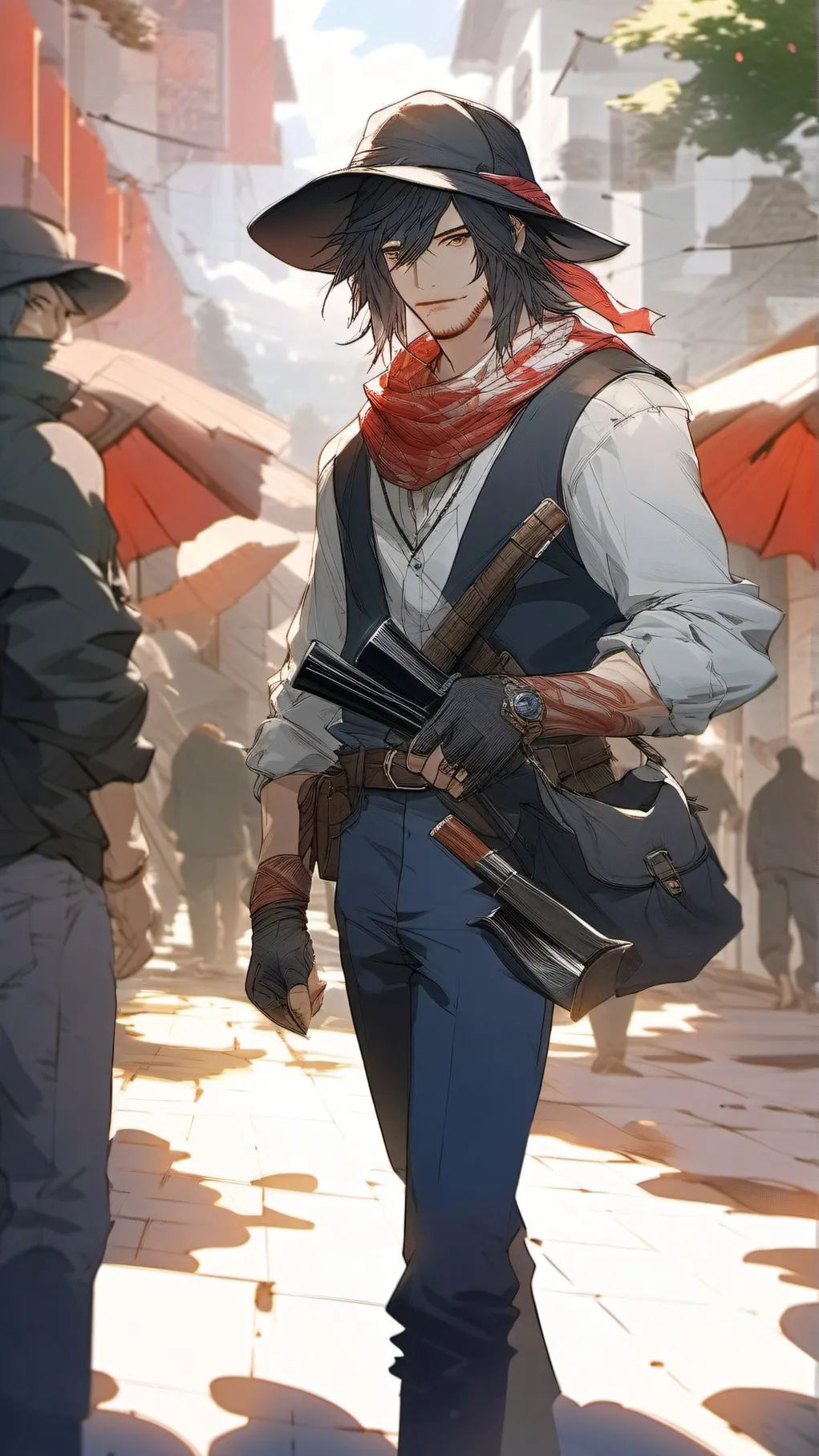 ai character: robber background