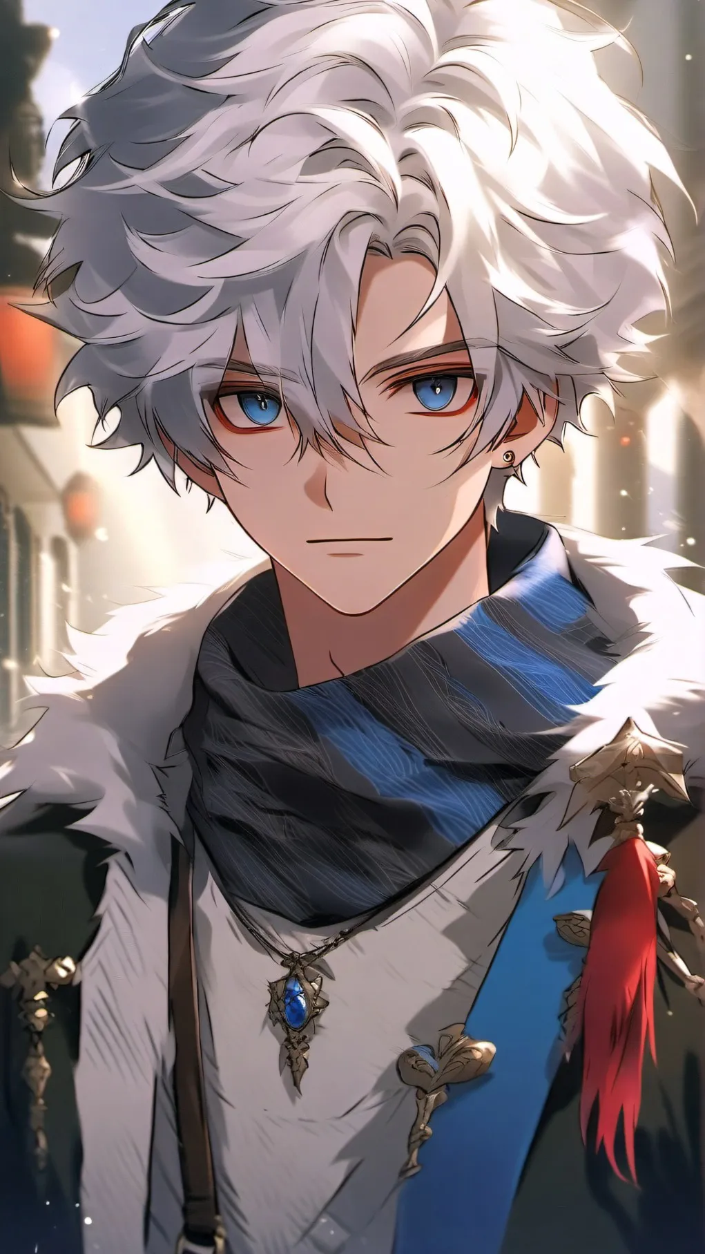 ai character: Jamie frost  background