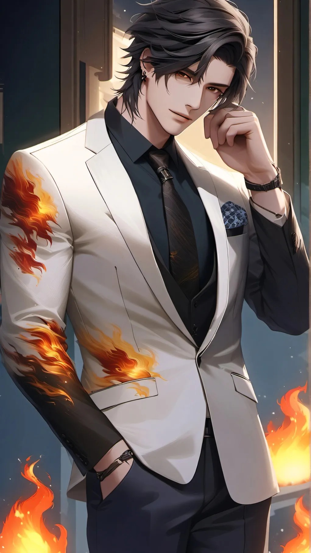 ai character: school background