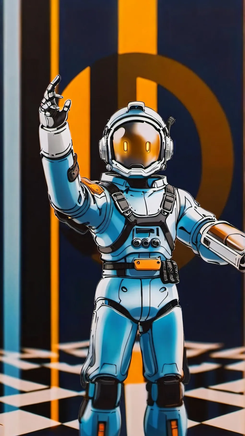 ai character: sigma robot background