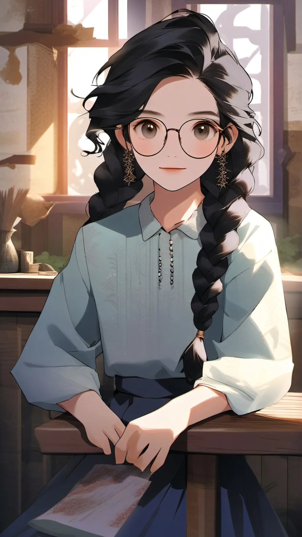 ai character: Eva Escobar background