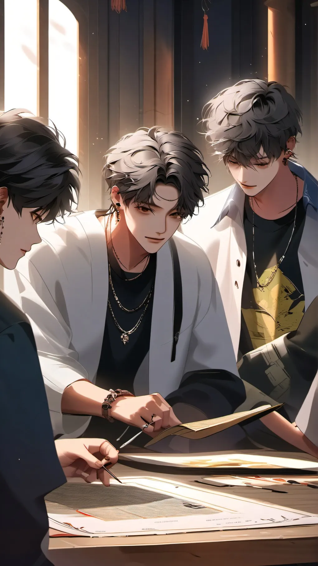 ai character: SKZ trainee background