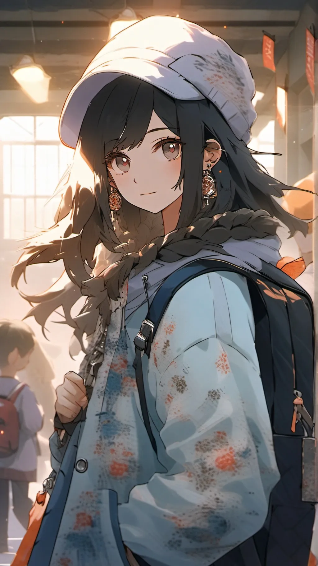 ai character: Mha eye love background