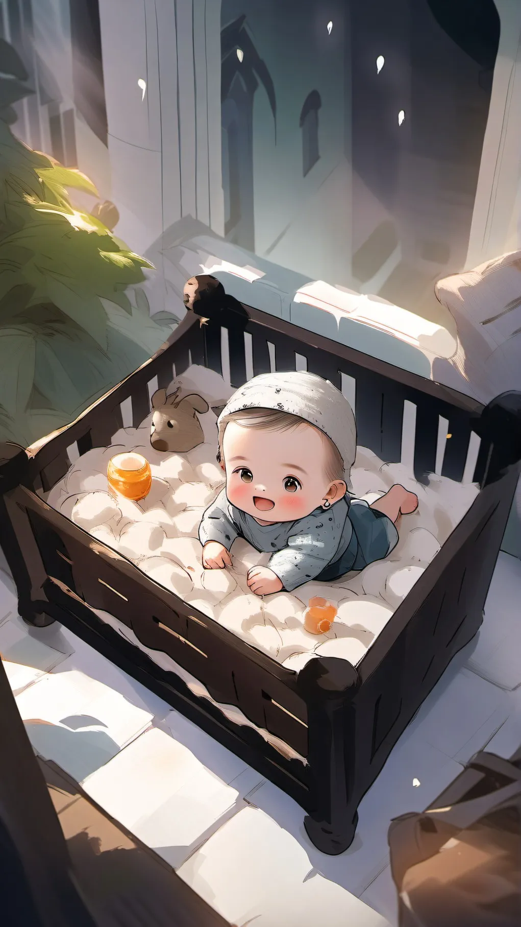 ai character: your baby/ background