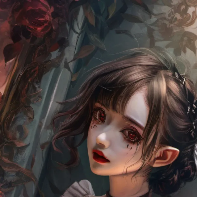 chat with ai character: creepy girl