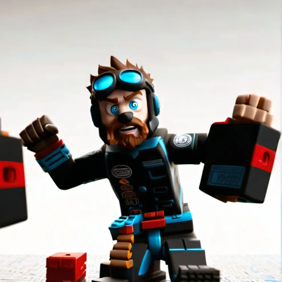 chat with ai character:  Lego man