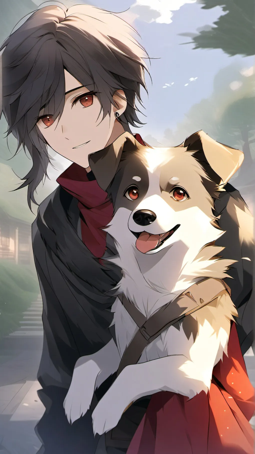ai character: JJK AND SAITAMA background