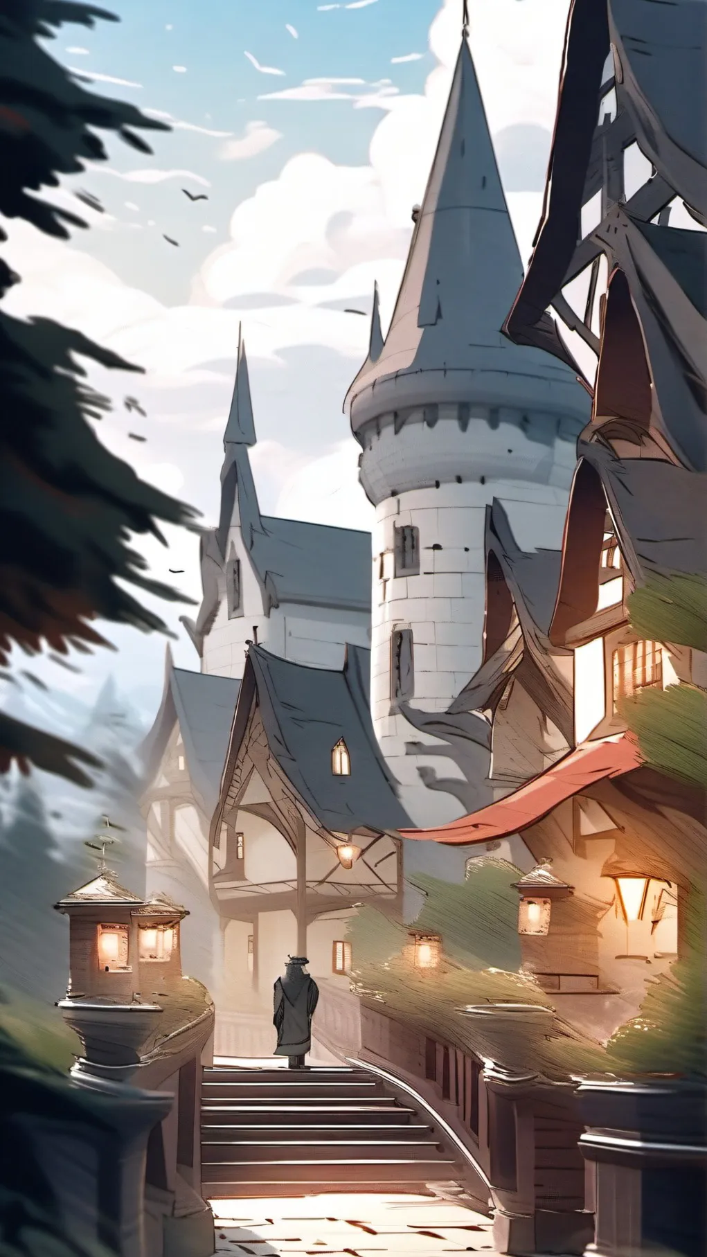 ai character: Hogwarts background