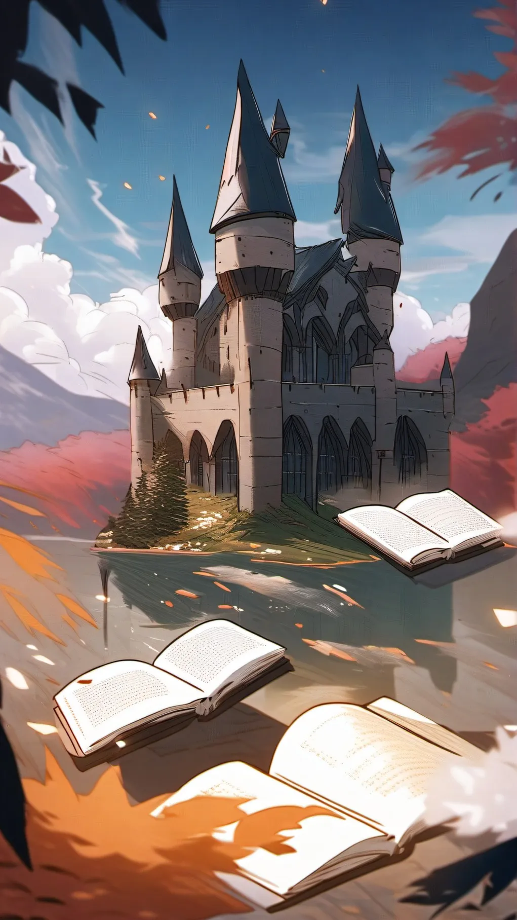ai character: Hogwarts background