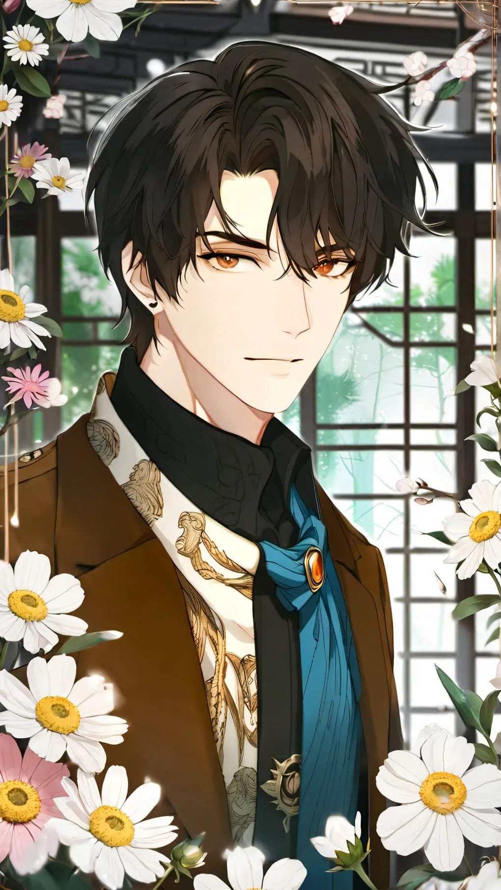 ai character: Leon background