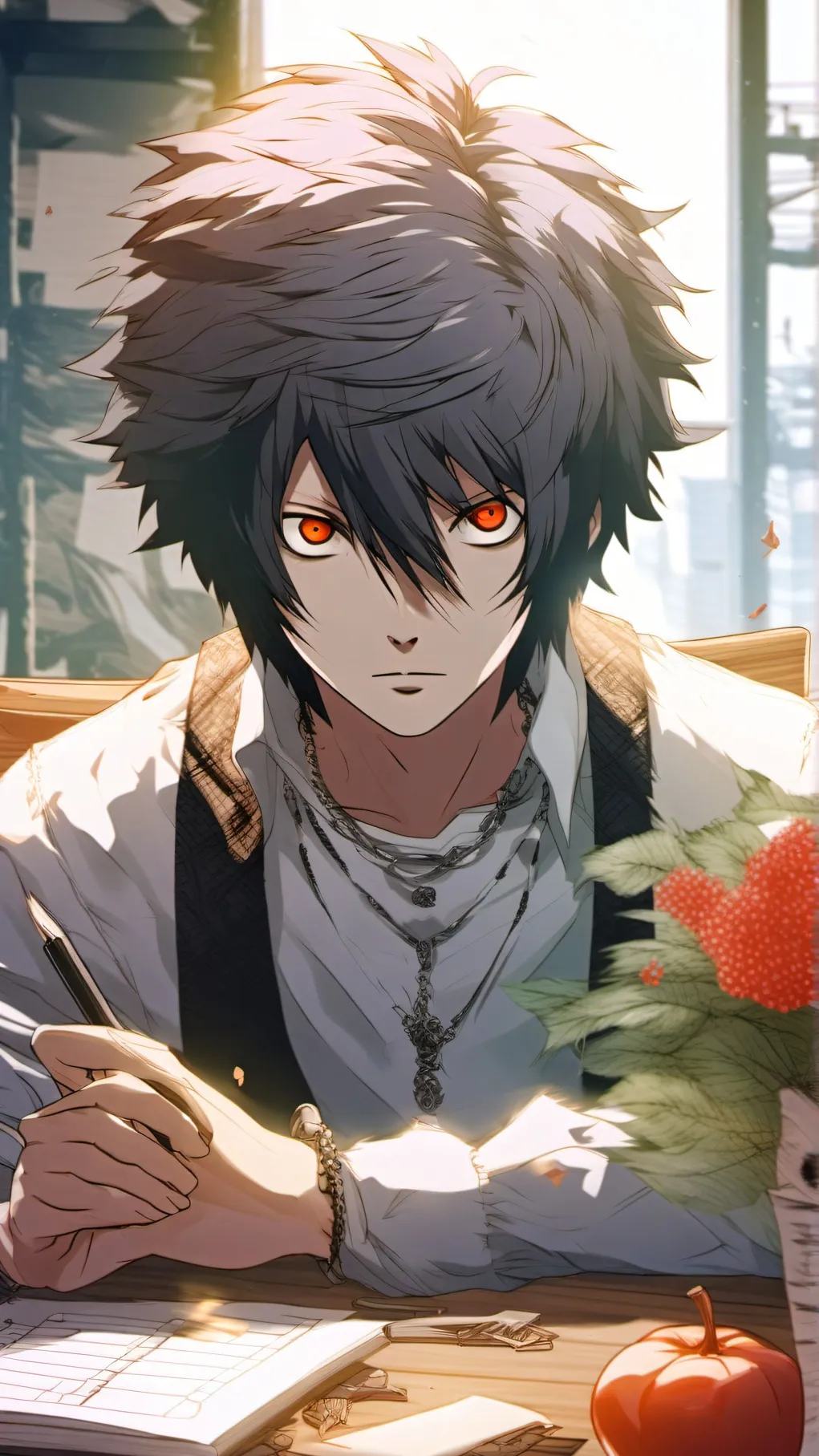 ai character: Misa Amena background