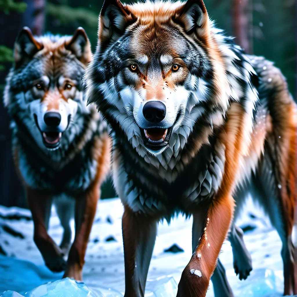 chat with ai character: Dire wolf pack 