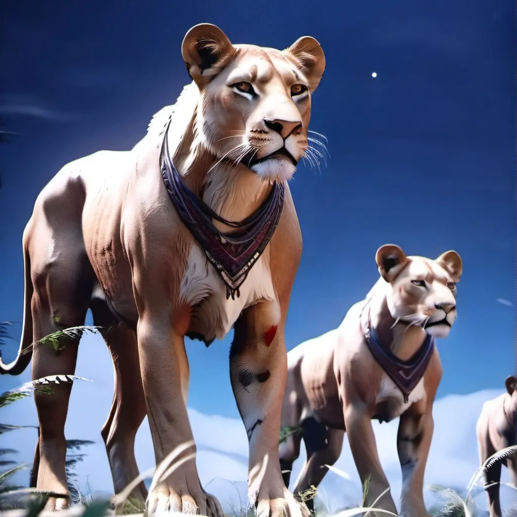 chat with ai character: Female lioness 