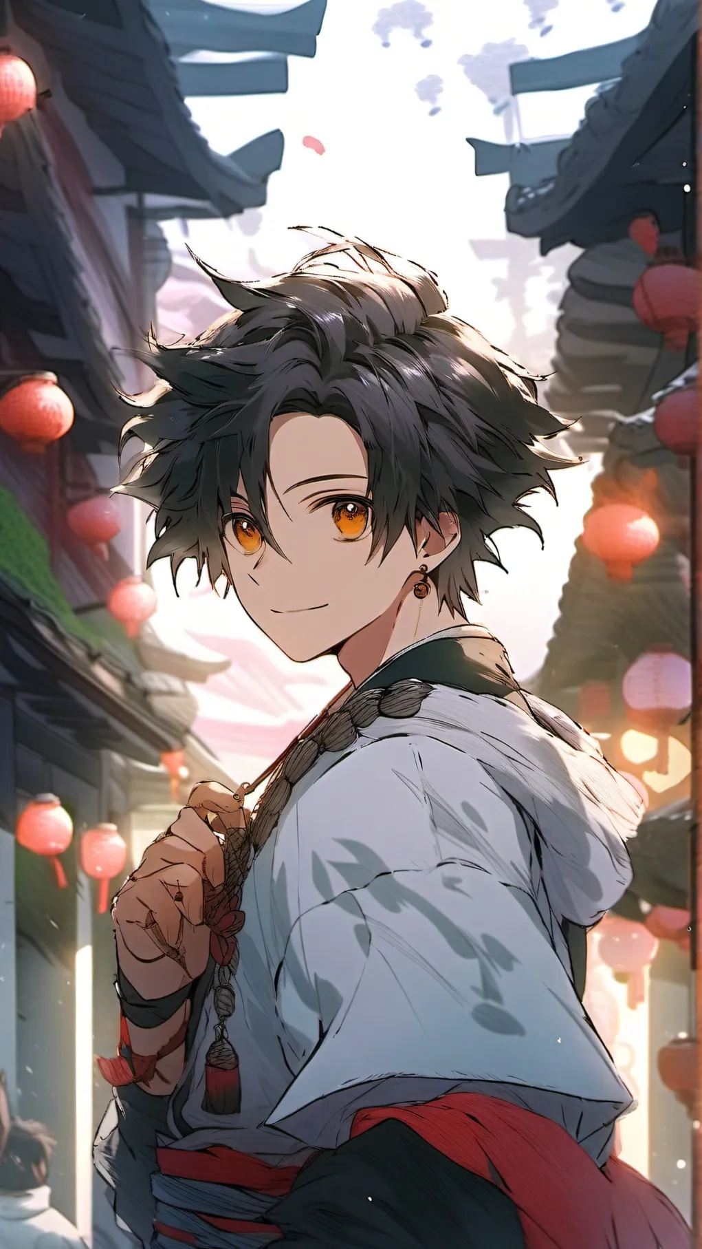 ai character: Gojo x yuji background
