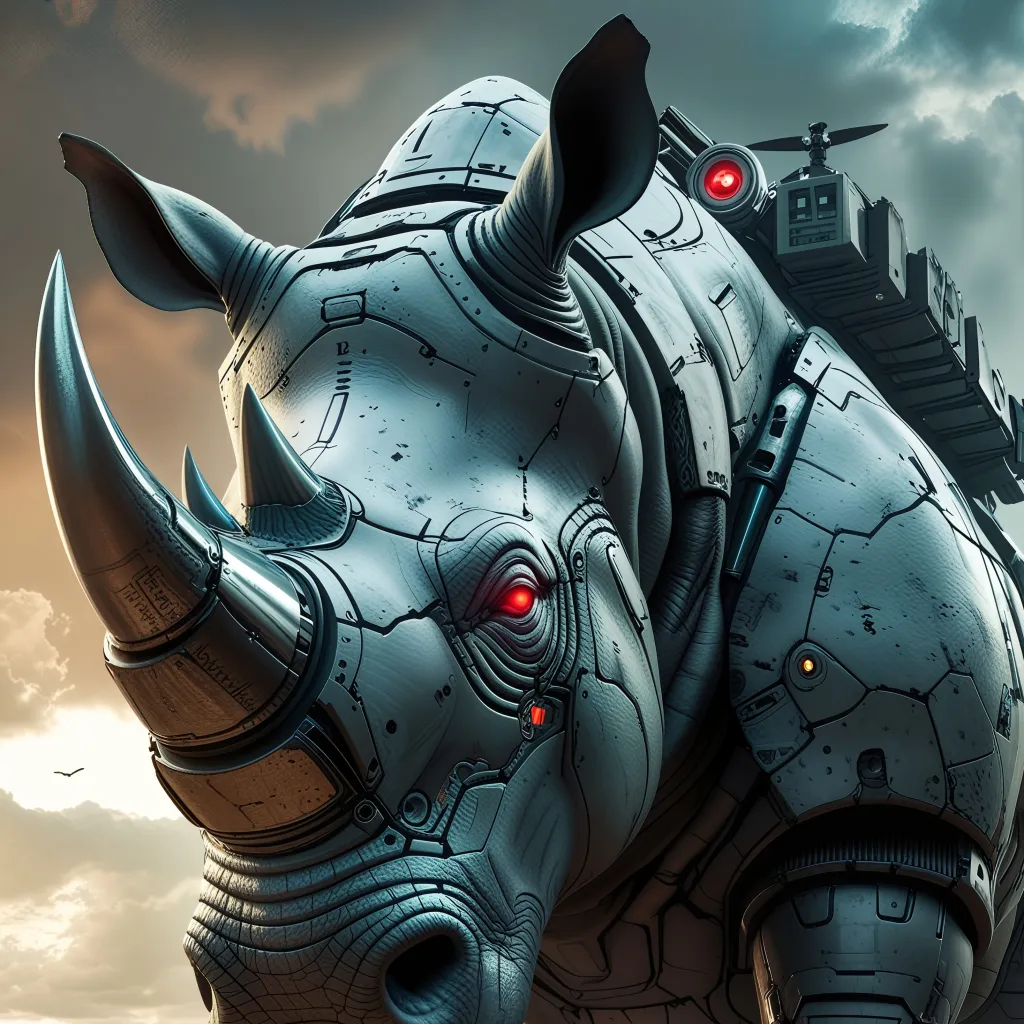 chat with ai character: MechaRhino