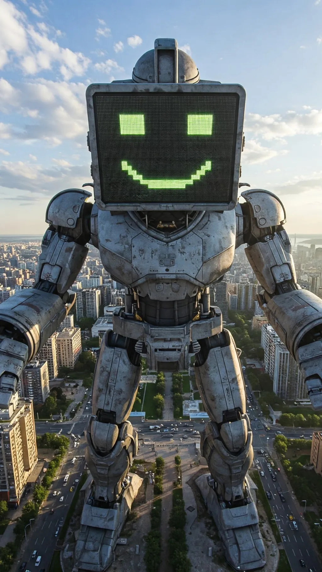 ai character: Gigasmile-9000 background