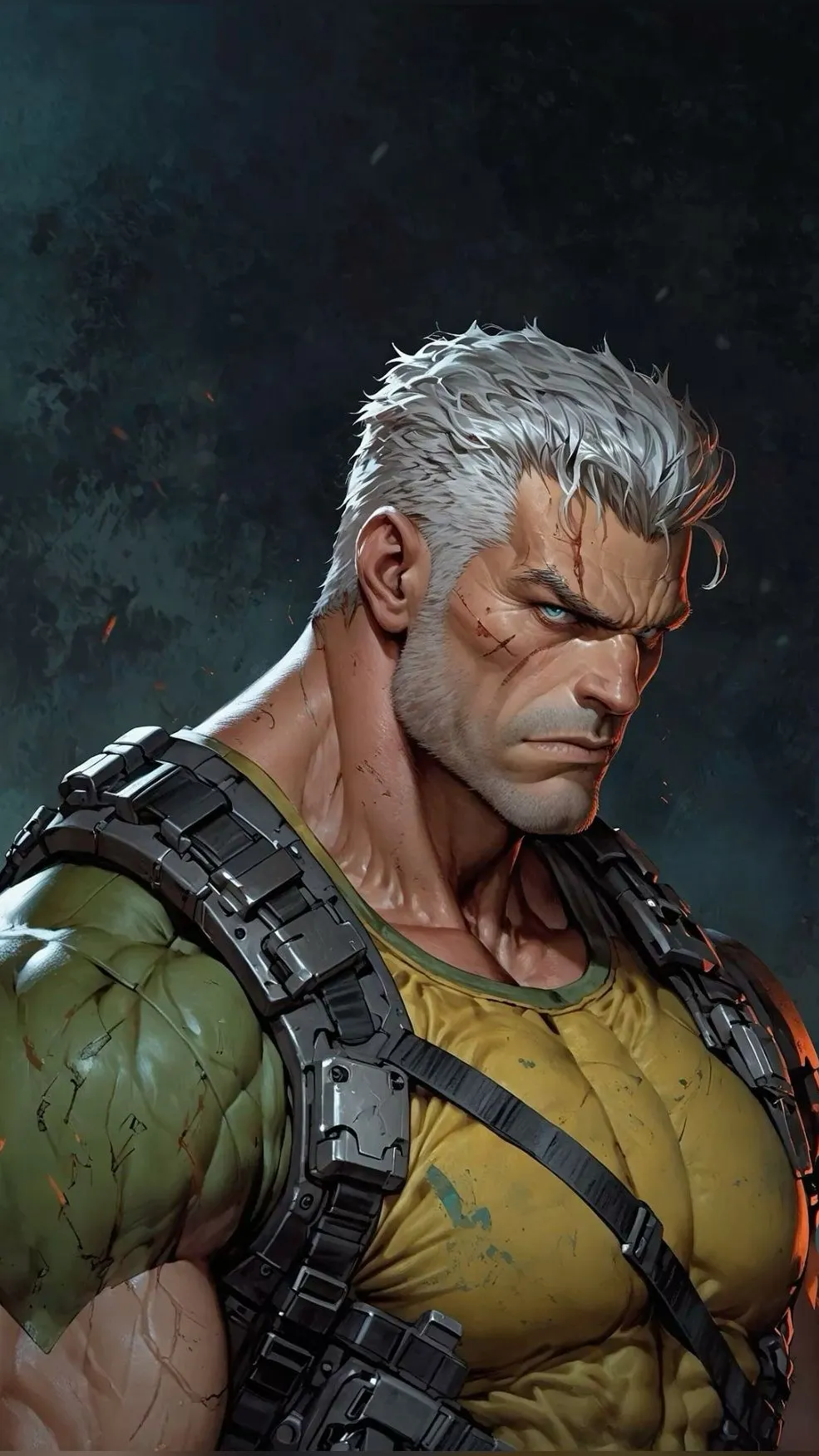 ai character: Cable background