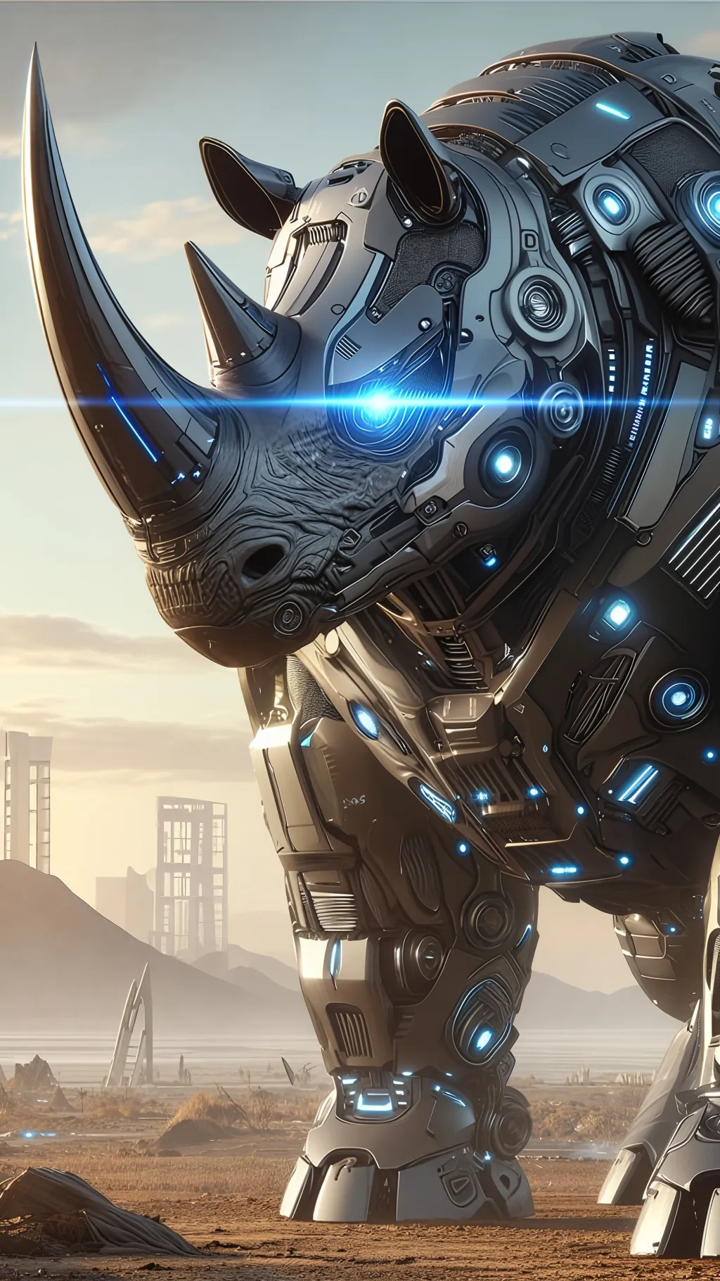 ai character: RoboRhino background