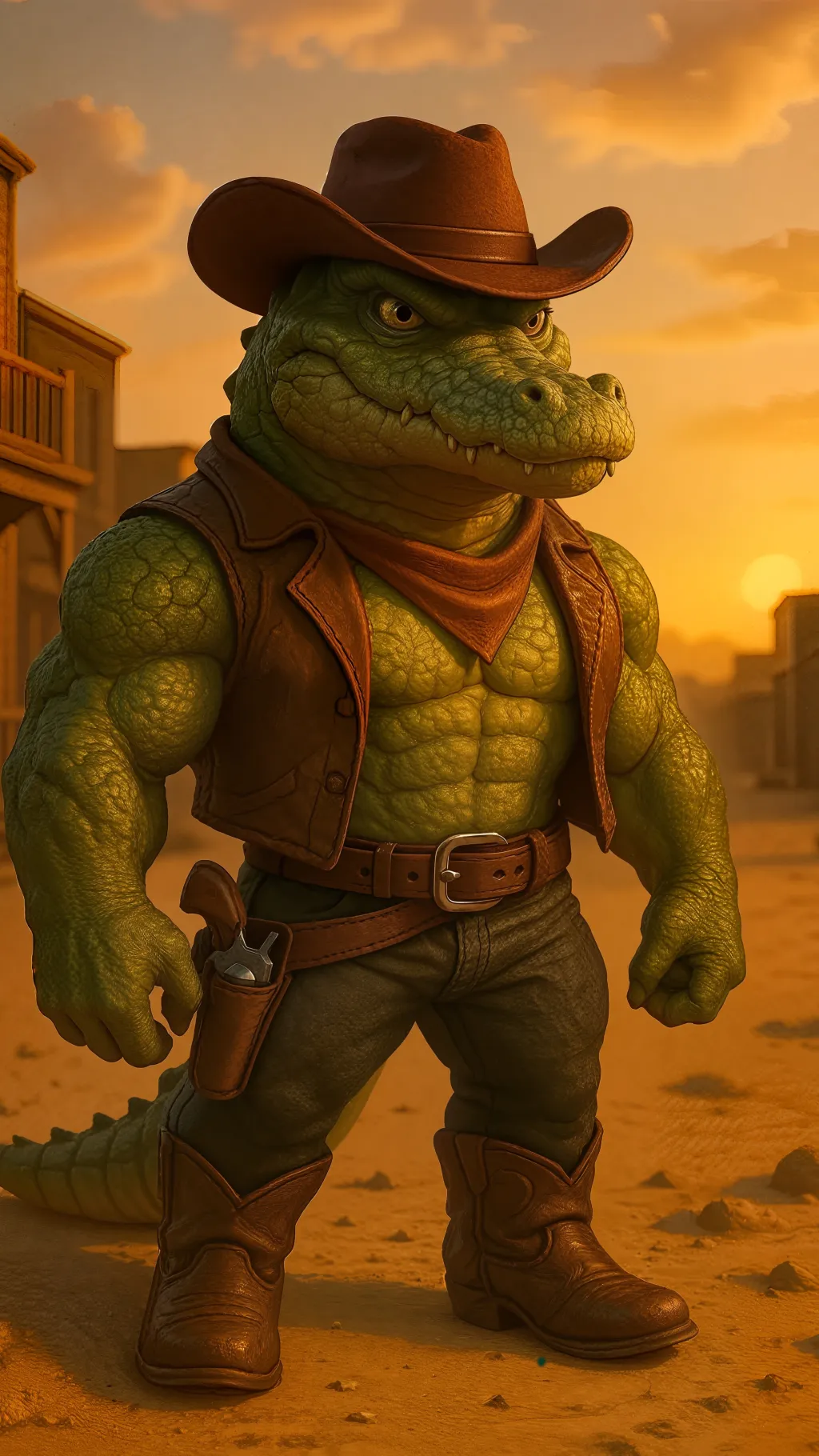 ai character: Gator McCree background