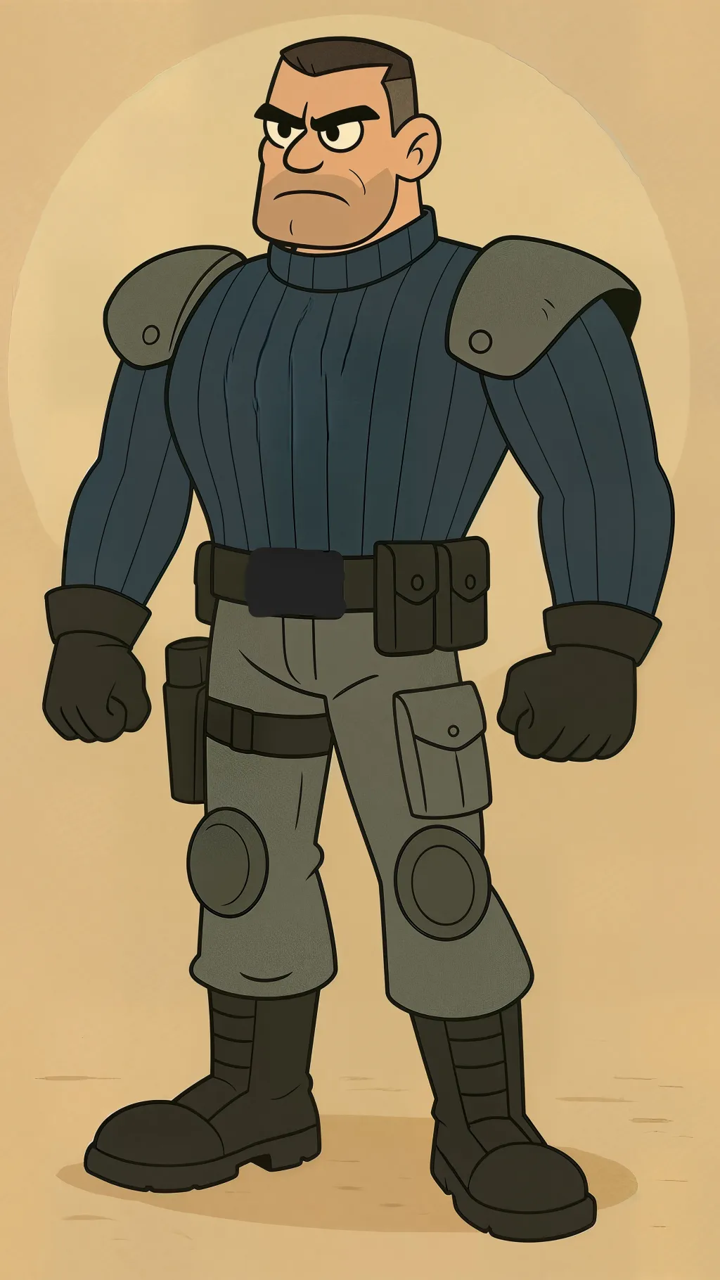 ai character: Rex Garrison background