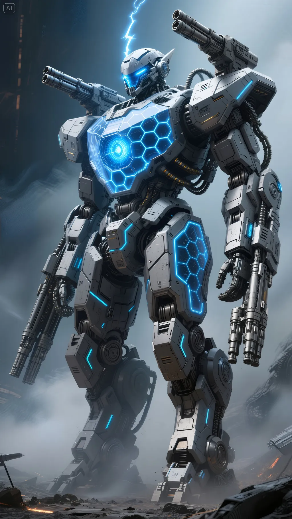 ai character: Unit-07 background
