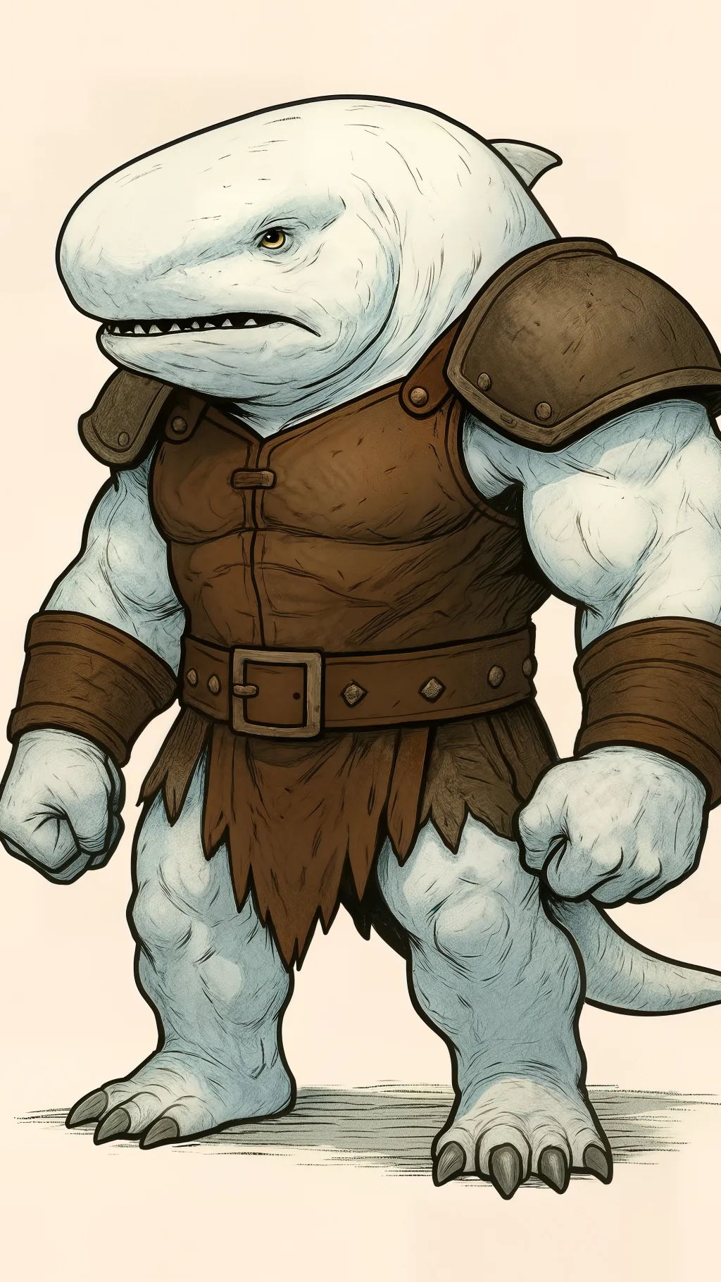 ai character: Sharnok Harrowfin background