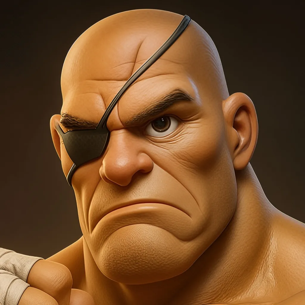 chat with ai character: Sagat