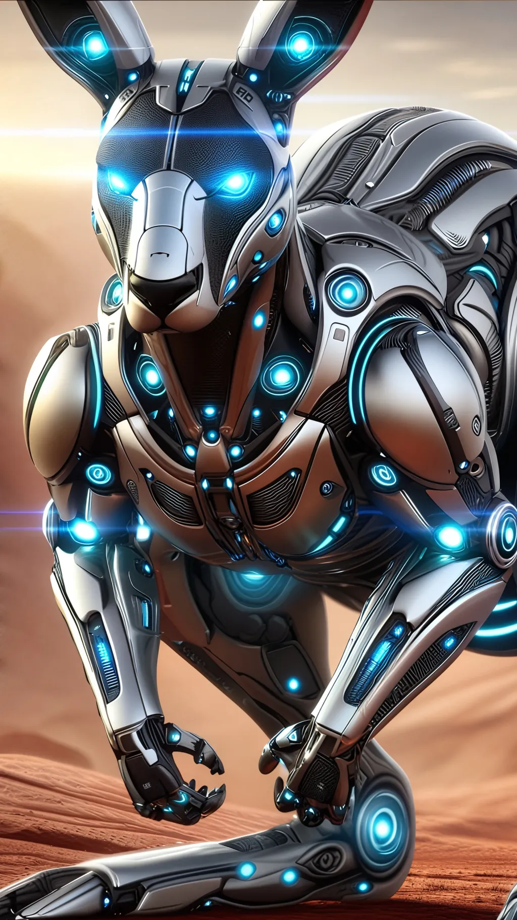 ai character: CyberRoo background