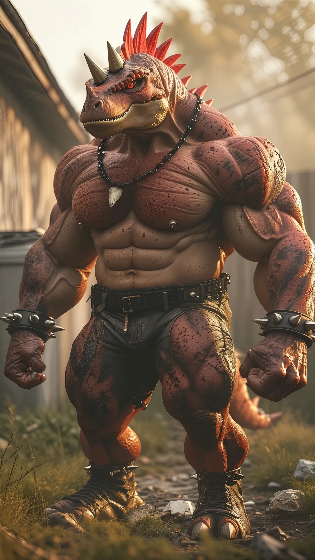 ai character: Rexlash background