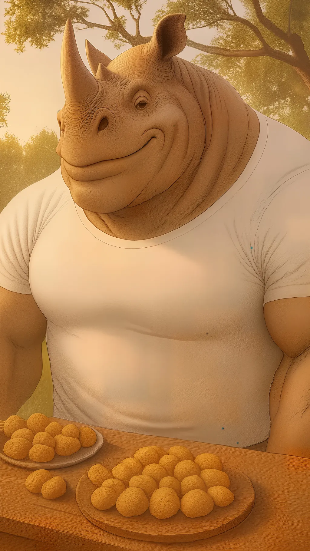 ai character: Hugo Brambleton  background