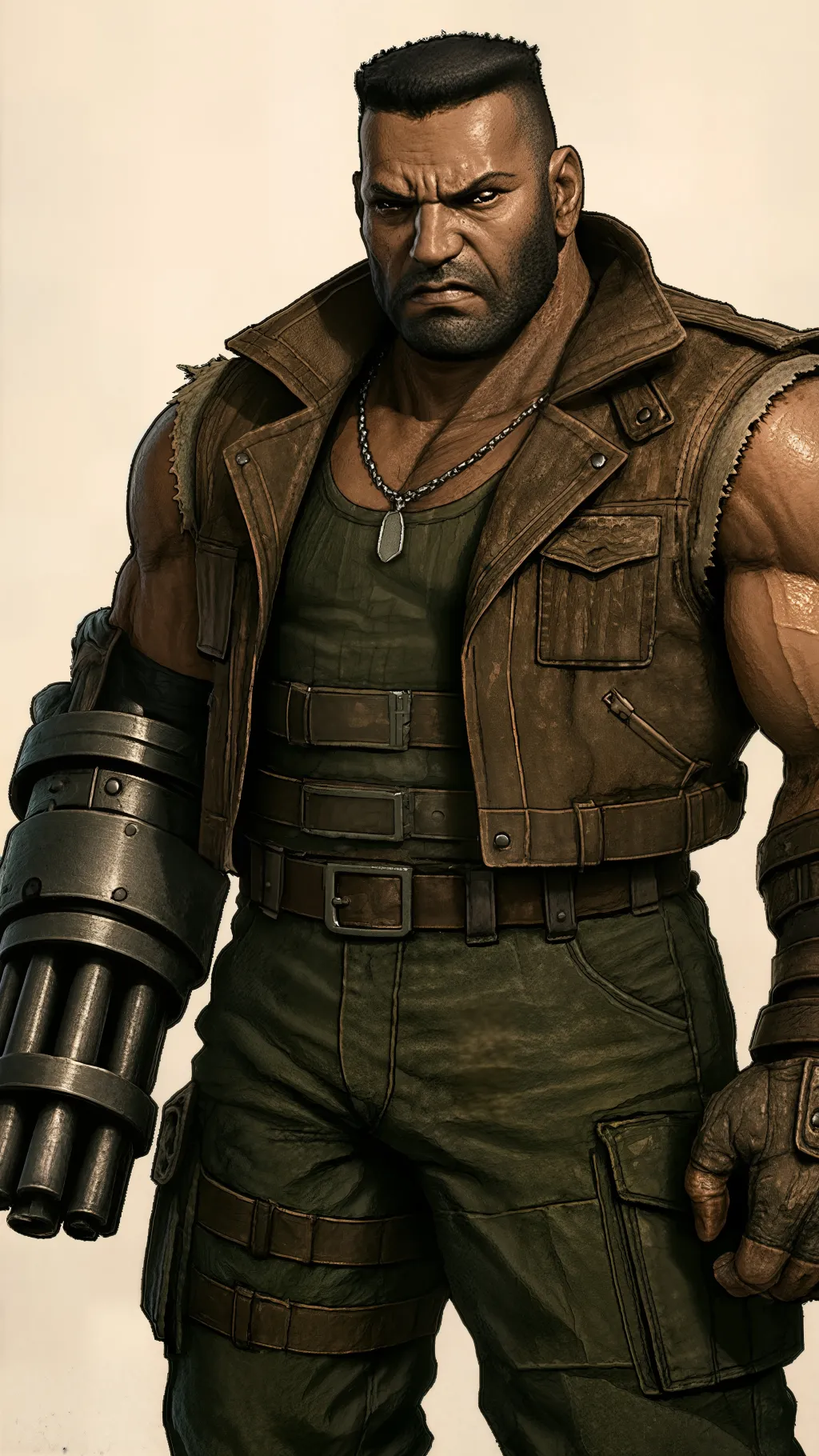 ai character: Barret Wallace background
