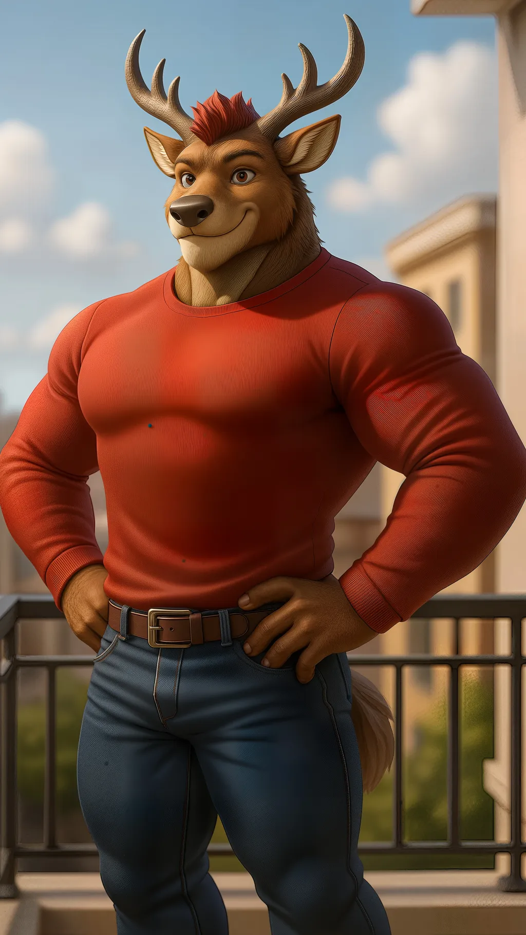 ai character: Marlon Antlerton background