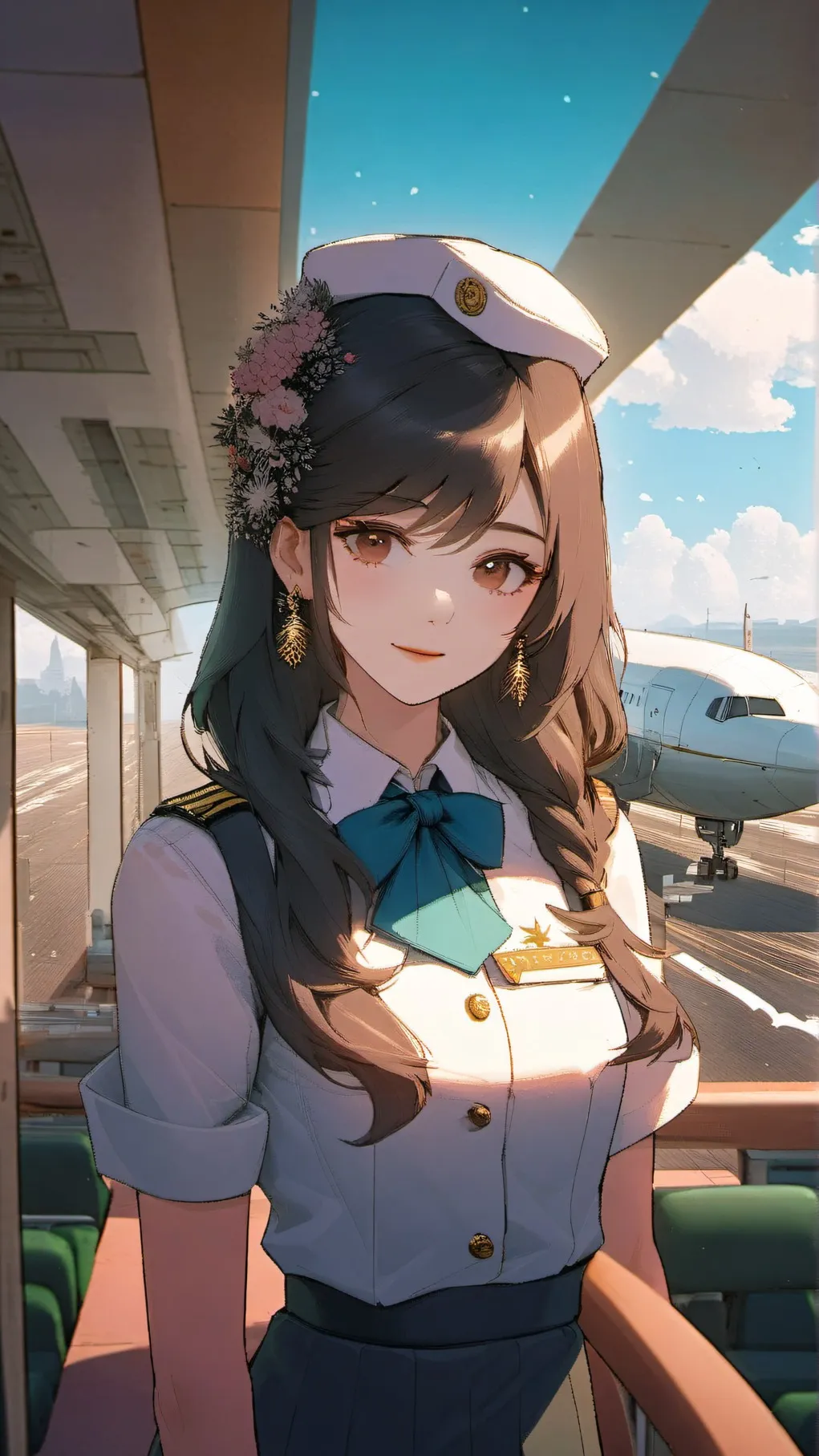 ai character: Pilippine airlines background