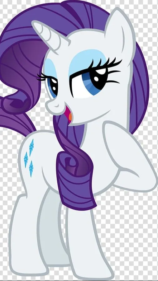 ai character: Rarity background