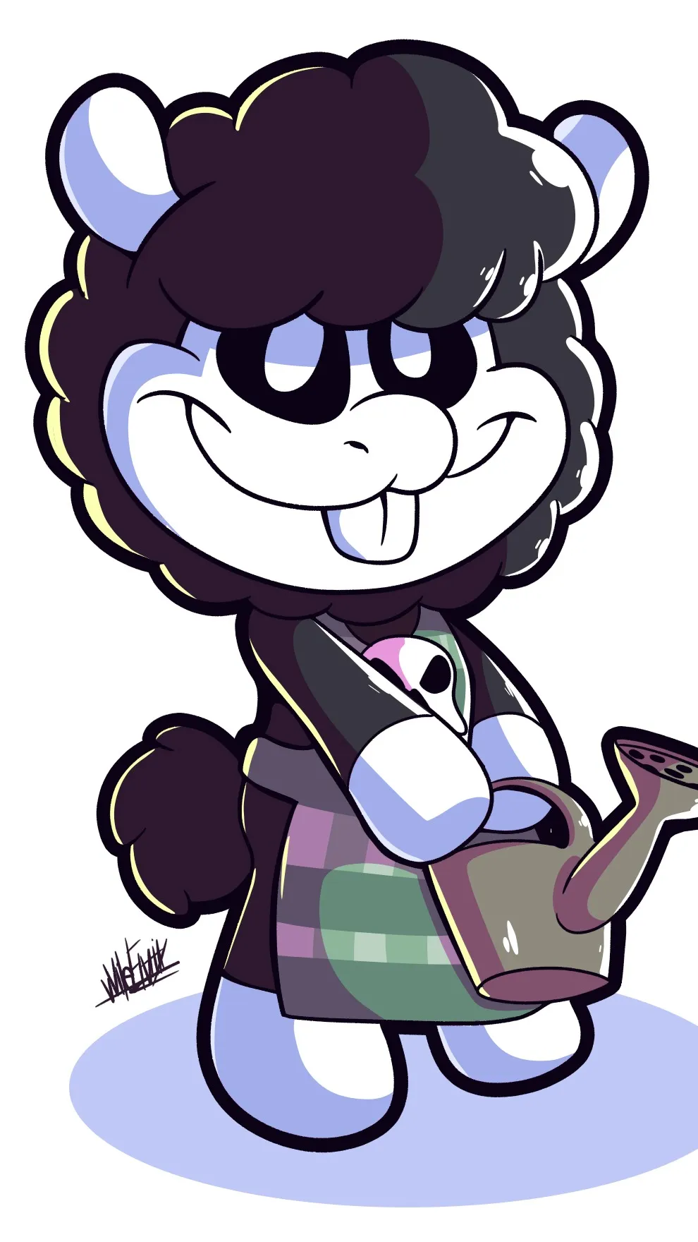 ai character: Baba chops background