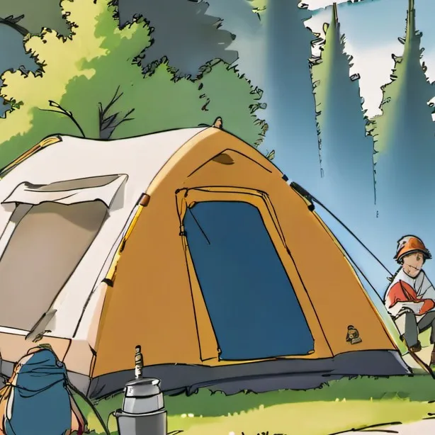 chat with ai character: Camping trip