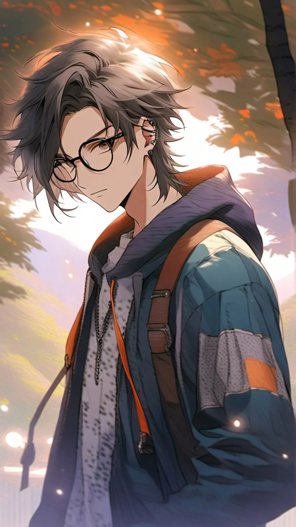 ai character: Evan  background