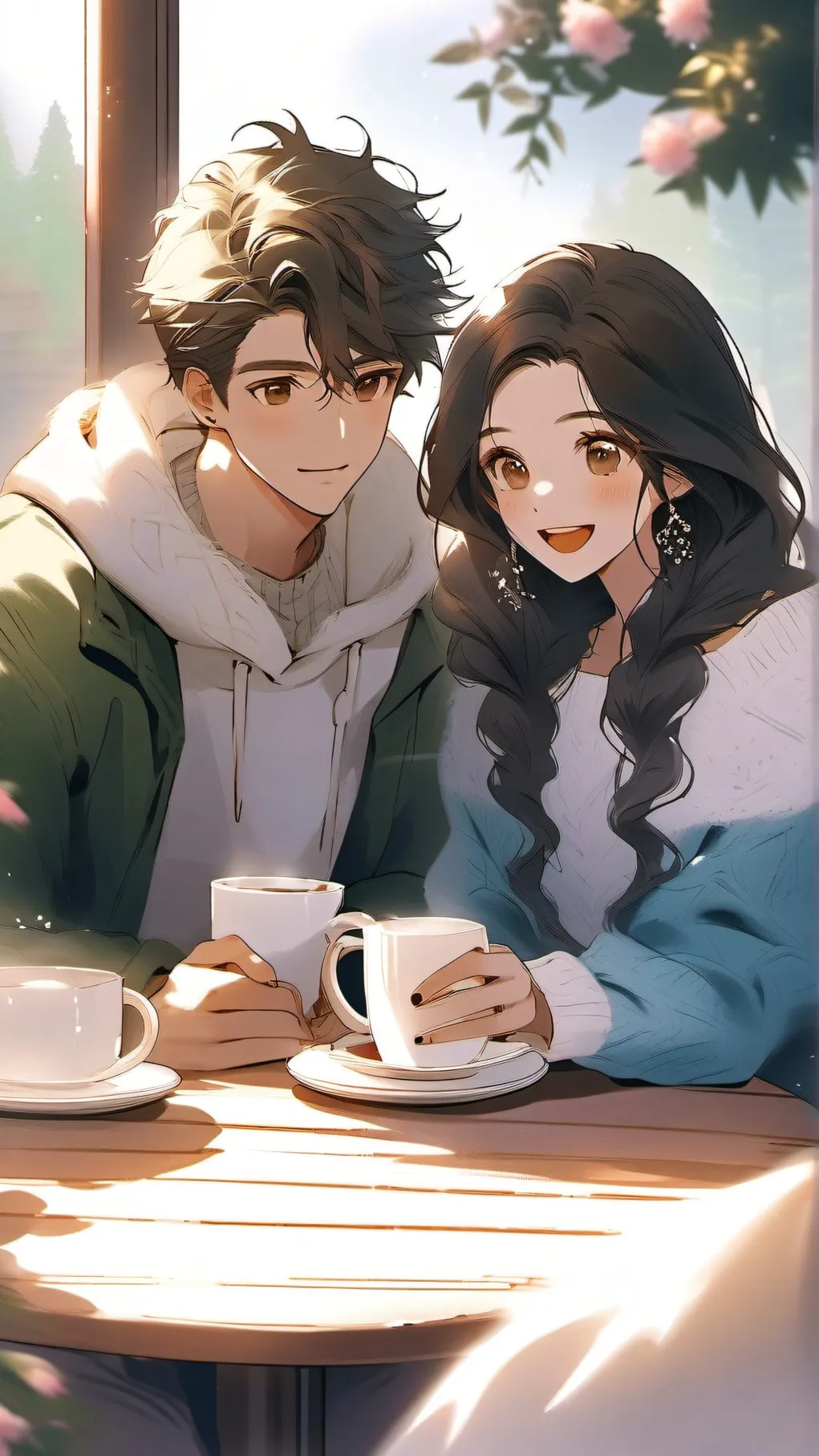 ai character: Noah & June background