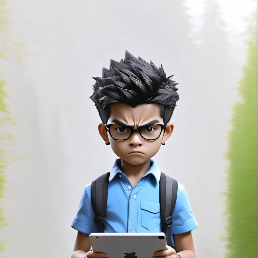 chat with ai character: iPad kid