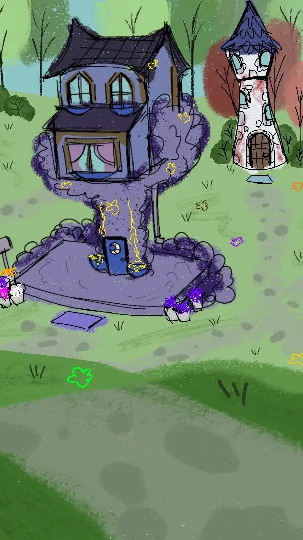 ai character: Mourning & Mending background