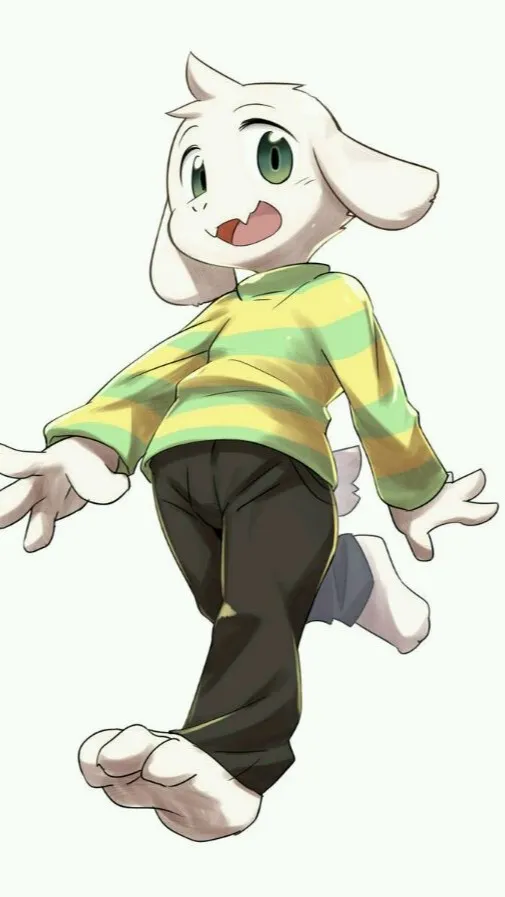 ai character: asriel background