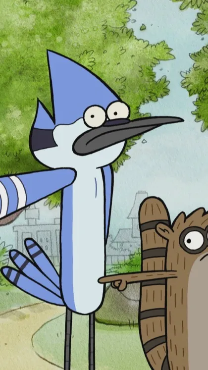 ai character: Mordicai and Rigby background